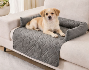 Checkered Dog Bed